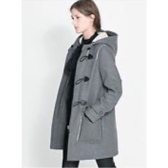 Zara Duffle Coat Size XS - Picture 2 of 12